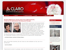 Tablet Screenshot of claro-vita.net